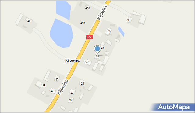 Kijowiec, Kijowiec, 24, mapa Kijowiec