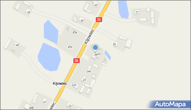 Kijowiec, Kijowiec, 25, mapa Kijowiec