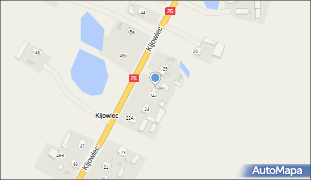 Kijowiec, Kijowiec, 25a, mapa Kijowiec