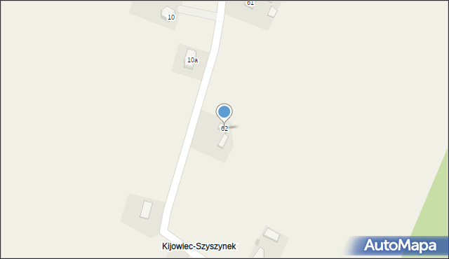 Kijowiec, Kijowiec, 62, mapa Kijowiec