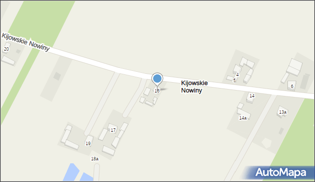 Kijowskie Nowiny, Kijowskie Nowiny, 16, mapa Kijowskie Nowiny