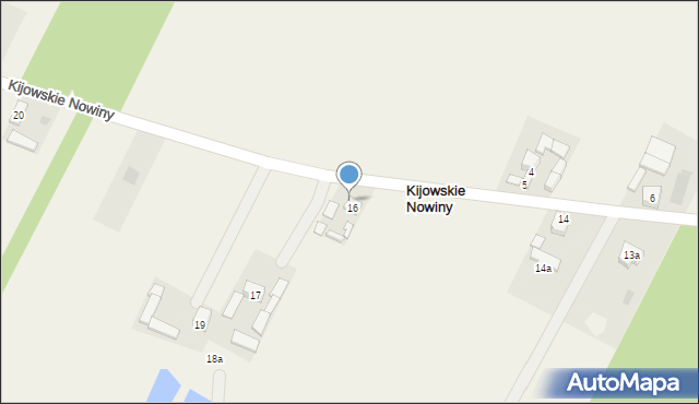 Kijowskie Nowiny, Kijowskie Nowiny, 16a, mapa Kijowskie Nowiny