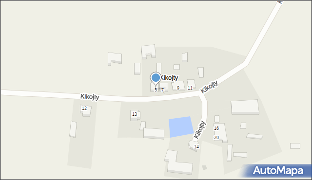 Kikojty, Kikojty, 5, mapa Kikojty
