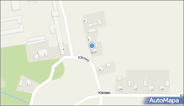 Kikowo, Kikowo, 10, mapa Kikowo