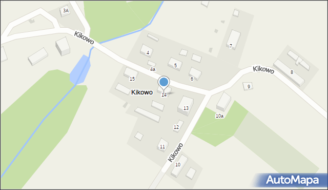 Kikowo, Kikowo, 14, mapa Kikowo