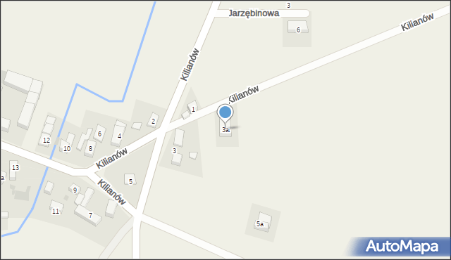 Kilianów, Kilianów, 3a, mapa Kilianów