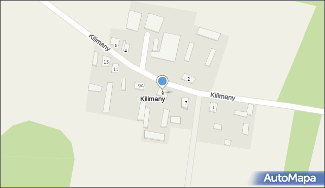 Kilimany, Kilimany, 9, mapa Kilimany