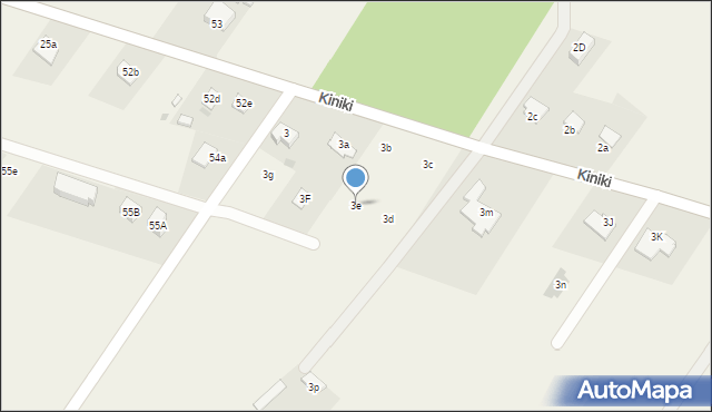 Kiniki, Kiniki, 3e, mapa Kiniki