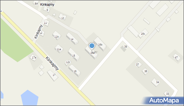 Kinkajmy, Kinkajmy, 16a, mapa Kinkajmy