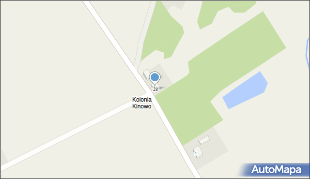 Kinowo, Kinowo, 28, mapa Kinowo