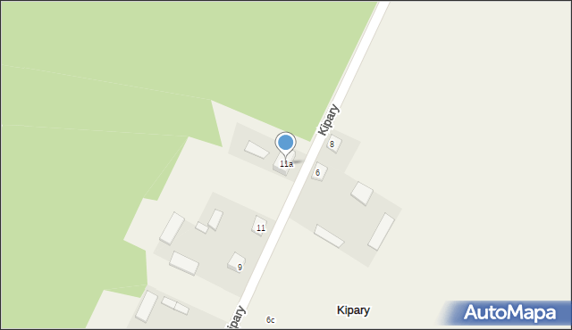 Kipary, Kipary, 11a, mapa Kipary