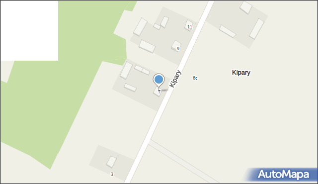 Kipary, Kipary, 7, mapa Kipary