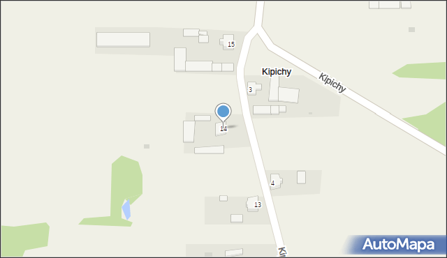 Kipichy, Kipichy, 14, mapa Kipichy