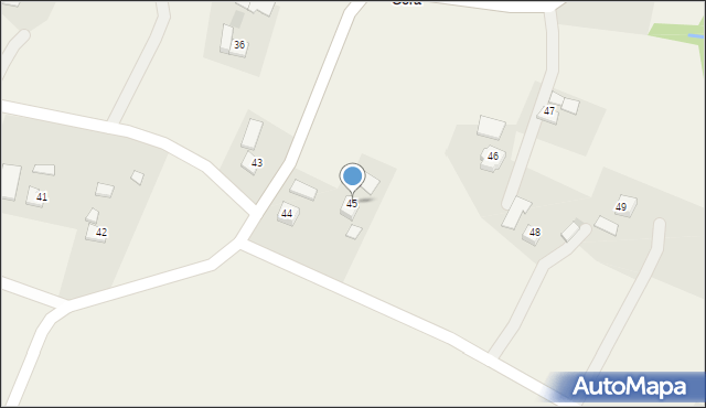 Kipszna, Kipszna, 45, mapa Kipszna