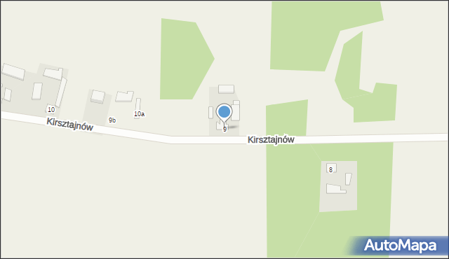 Kirsztajnów, Kirsztajnów, 9, mapa Kirsztajnów