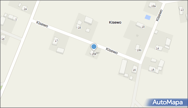 Kisewo, Kisewo, 16a, mapa Kisewo