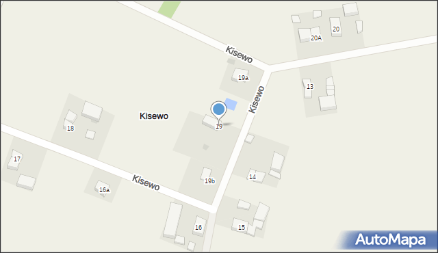 Kisewo, Kisewo, 19, mapa Kisewo