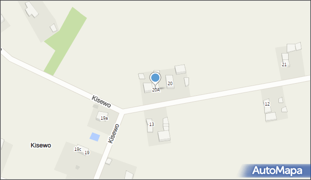 Kisewo, Kisewo, 20A, mapa Kisewo