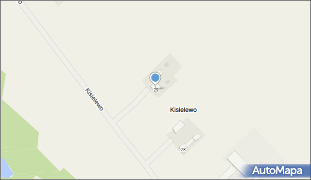 Kisielewo, Kisielewo, 29, mapa Kisielewo