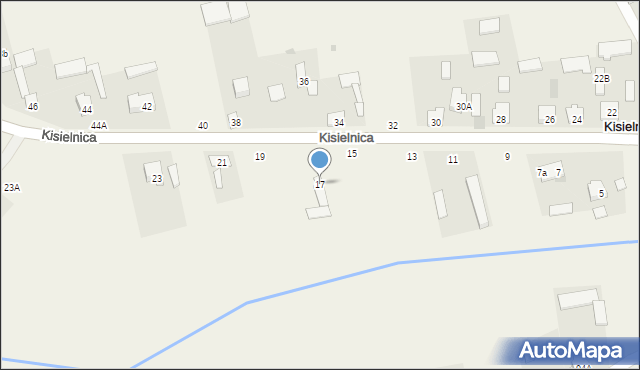 Kisielnica, Kisielnica, 17, mapa Kisielnica