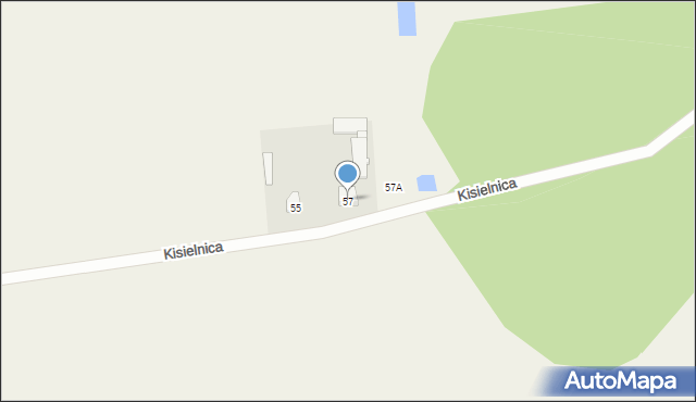 Kisielnica, Kisielnica, 57, mapa Kisielnica