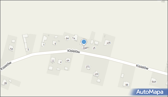 Kisielów, Kisielów, 13, mapa Kisielów