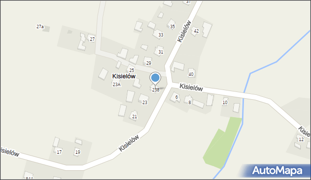 Kisielów, Kisielów, 238, mapa Kisielów