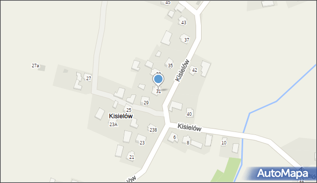 Kisielów, Kisielów, 31, mapa Kisielów