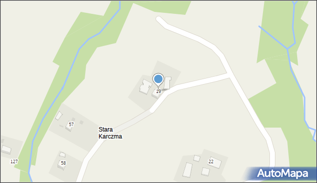 Kisielówka, Kisielówka, 19, mapa Kisielówka