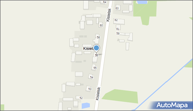 Kisielsk, Kisielsk, 56, mapa Kisielsk