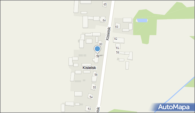 Kisielsk, Kisielsk, 58, mapa Kisielsk