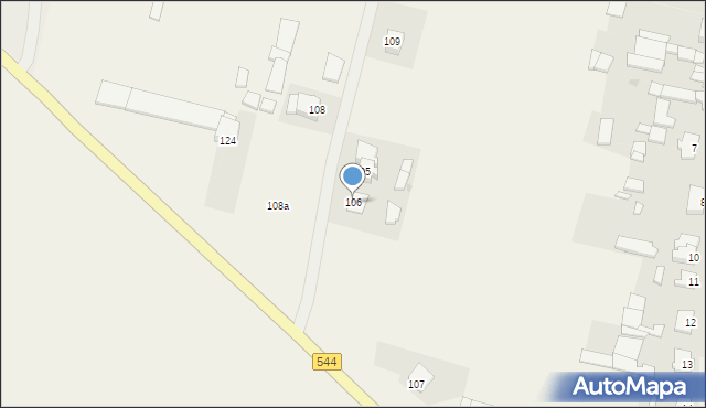 Kisiny, Kisiny, 106, mapa Kisiny