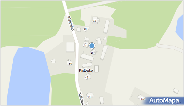 Kistowo, Kistówko, 46, mapa Kistowo