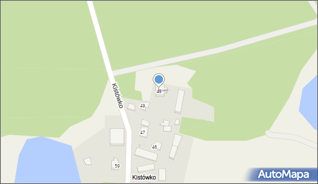 Kistowo, Kistówko, 48, mapa Kistowo