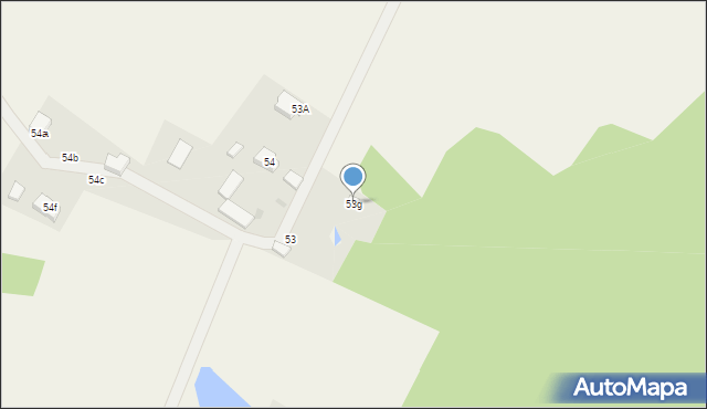 Kistowo, Kistówko, 53g, mapa Kistowo