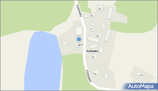 Kistowo, Kistówko, 59, mapa Kistowo