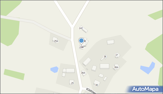 Kistowo, Kistowo, 24A, mapa Kistowo