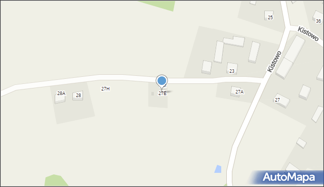 Kistowo, Kistowo, 27E, mapa Kistowo