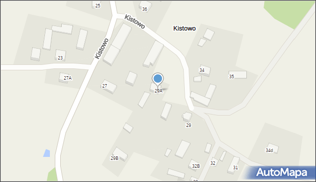 Kistowo, Kistowo, 29A, mapa Kistowo