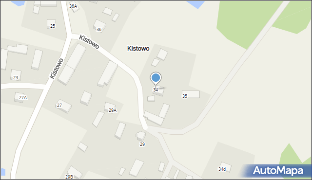 Kistowo, Kistowo, 34, mapa Kistowo
