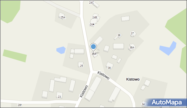 Kistowo, Kistowo, 36A, mapa Kistowo