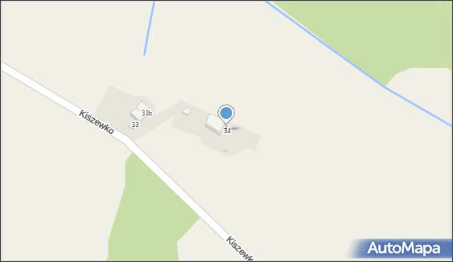 Kiszewko, Kiszewko, 34, mapa Kiszewko