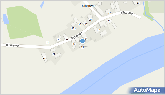 Kiszewo, Kiszewo, 33, mapa Kiszewo