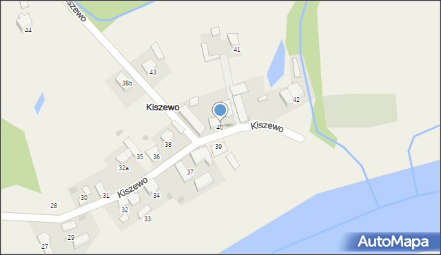 Kiszewo, Kiszewo, 40, mapa Kiszewo