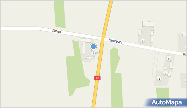 Kiszewy, Kiszewy, 3, mapa Kiszewy