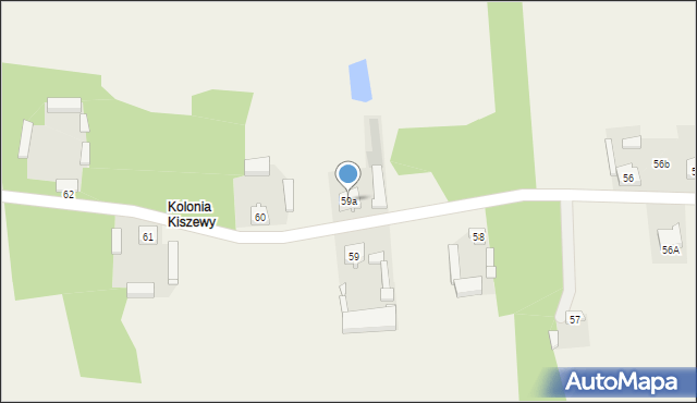 Kiszewy, Kiszewy, 59a, mapa Kiszewy