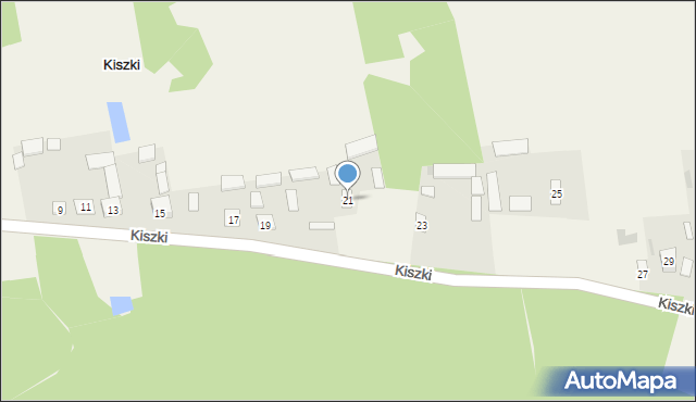 Kiszki, Kiszki, 21, mapa Kiszki