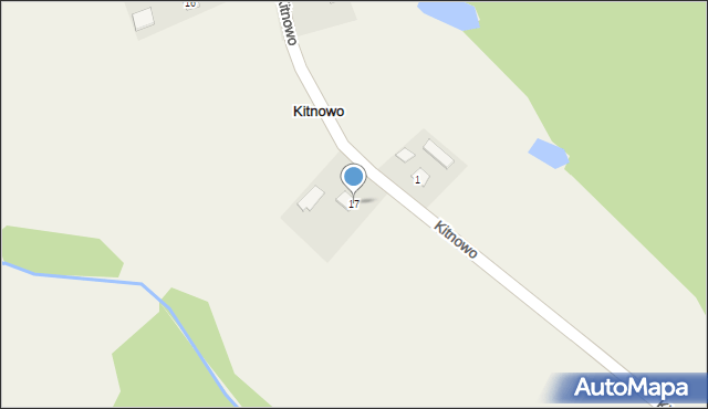 Kitnowo, Kitnowo, 17, mapa Kitnowo