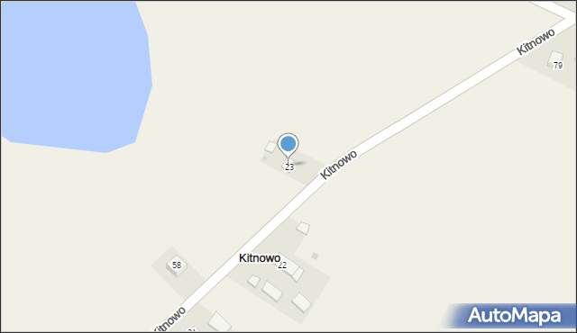 Kitnowo, Kitnowo, 23, mapa Kitnowo