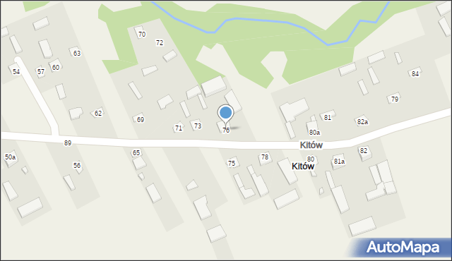 Kitów, Kitów, 76, mapa Kitów